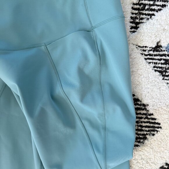 Nike Universa Women's High-Waisted 7/8 Leggings, No Front Seam - Large - teal - Picture 7 of 9